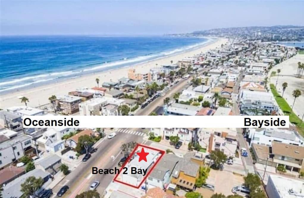 Beach-2-Bay 2Br - In The Heart Of Mission Beach ซานดิเอโก ภายนอก รูปภาพ